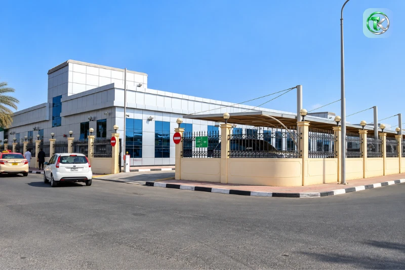 Al Aweer immigration office exterior in Dubai