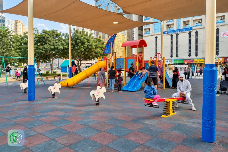 Al Nahda Park childrens play area in Sharjah