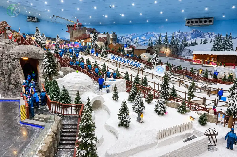 Ski Dubai Snow Park inside Mall of the Emirates