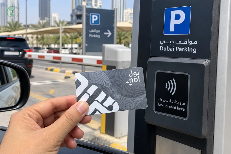 Using a NOL card to pay for Dubai paid parking