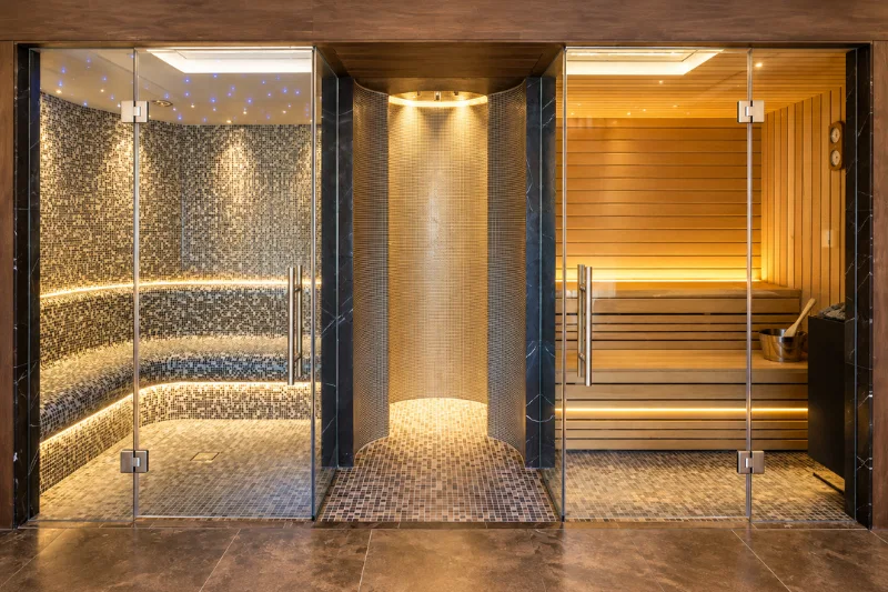 Al Zarooni Building Marina sauna and steam room facilities