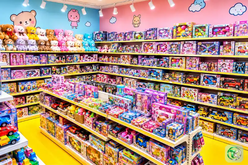 China Mall Ajman toy shop with plush toys, dolls and childrens products